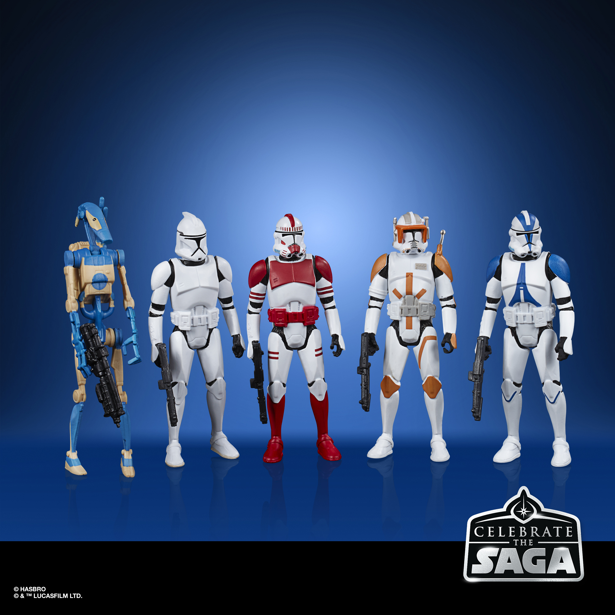 Star Wars Celebrate The Saga - Galactic Republic 5pc Action Figure Set