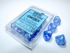 Chessex - Borealis Sky Blue/White 10D10 - CHX27386