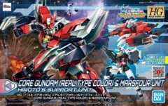Gundam HG Build Divers R - Core Gundam (Real Type Color) & Marsfour Unit #008