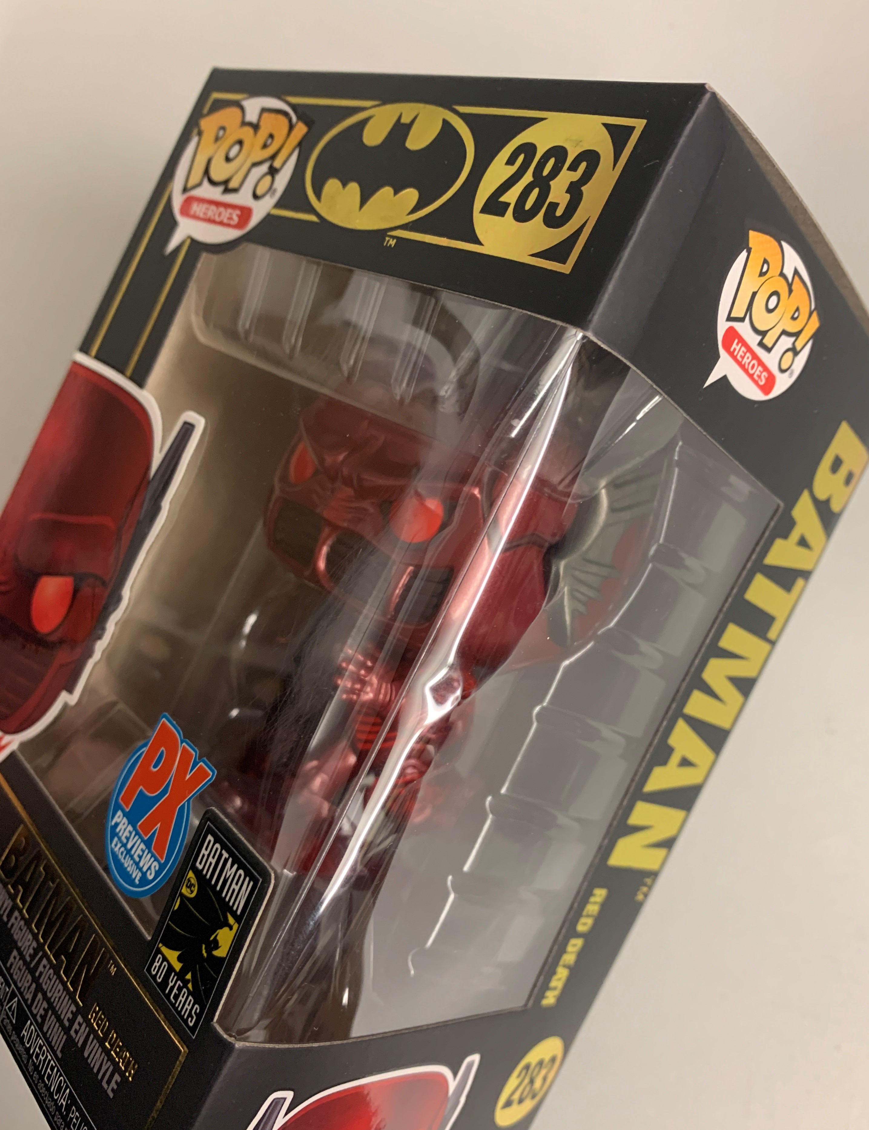 Pop! Heroes Batman 80 Years - Batman Red Death (#283) PX Previews Exclusive (used, see description)