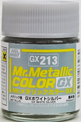 Mr Hobby - Mr Metallic Color GX - GX213 GX White Silver