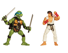 TMNT VS Street Fighter - Leonardo vs Ryu Action Figure