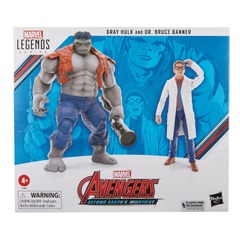 Marvel Legends - Avengers 60th Anniversary - Grey Hulk & Bruce Banner 6in Action Figure 2 Pack (ETA: 2023 Q4)