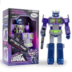 Transformers - Super Cyborg - Shattered Glass Optimus Prime 11in Action Figure