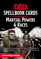 Dungeons & Dragons 5e - Spellbook Cards - Martial Powers & Races