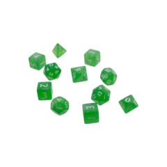 Ultra Pro Dice - Eclipse Lime Green 11pc