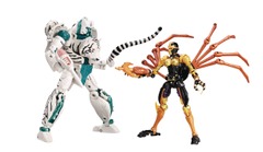 Transformers Masterpiece BWVS-03 Tigatron V Arachnia Action Figure Set