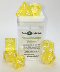 Role 4 Initiative - Translucent Yellow 7pc