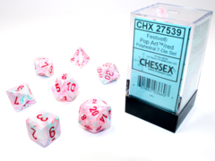 Chessex - Festive Pop-Art Red 7pc - CHX27539
