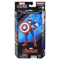 Marvel Legends - Avengers - Utimate Captain America 6in Action Figure (BAF Puff Adder)
