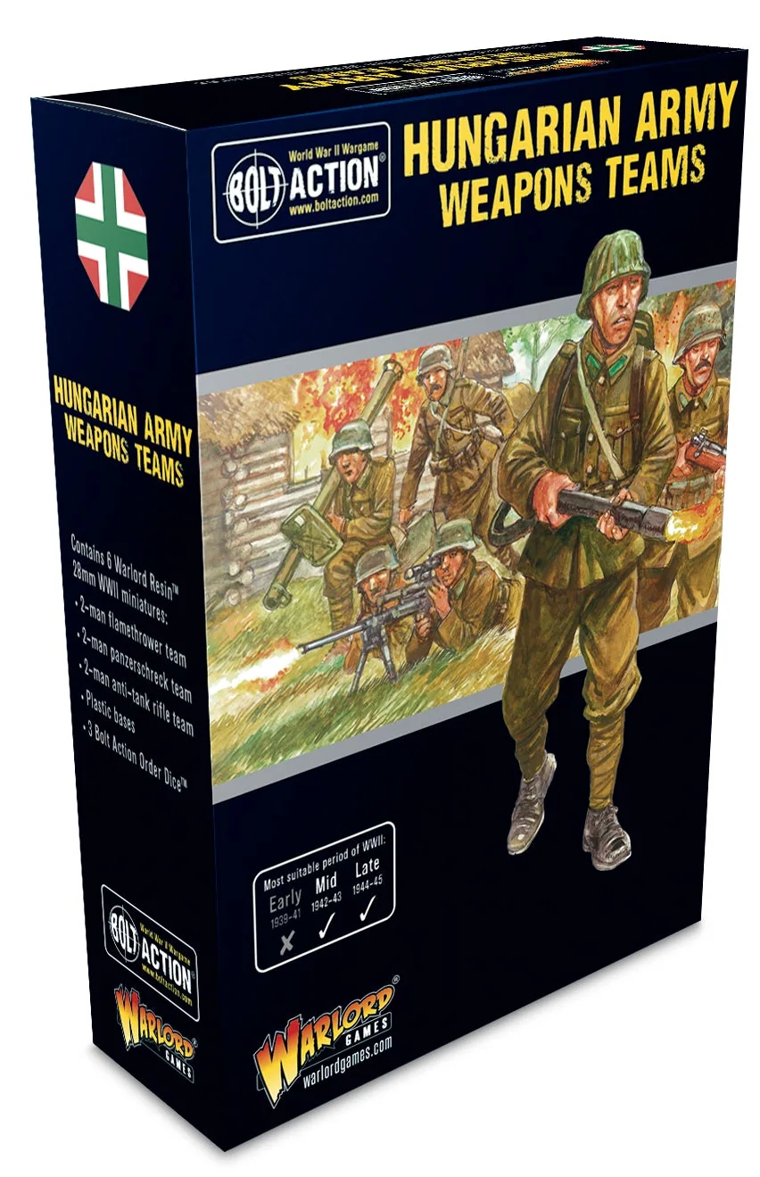 Bolt Action - Hungarian Army Weapons Teams