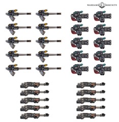 Horus Heresy - Legiones Astartes - Heavy Weapons Upgrade Set – Volkite Culverins, Lascannons, and Autocannons