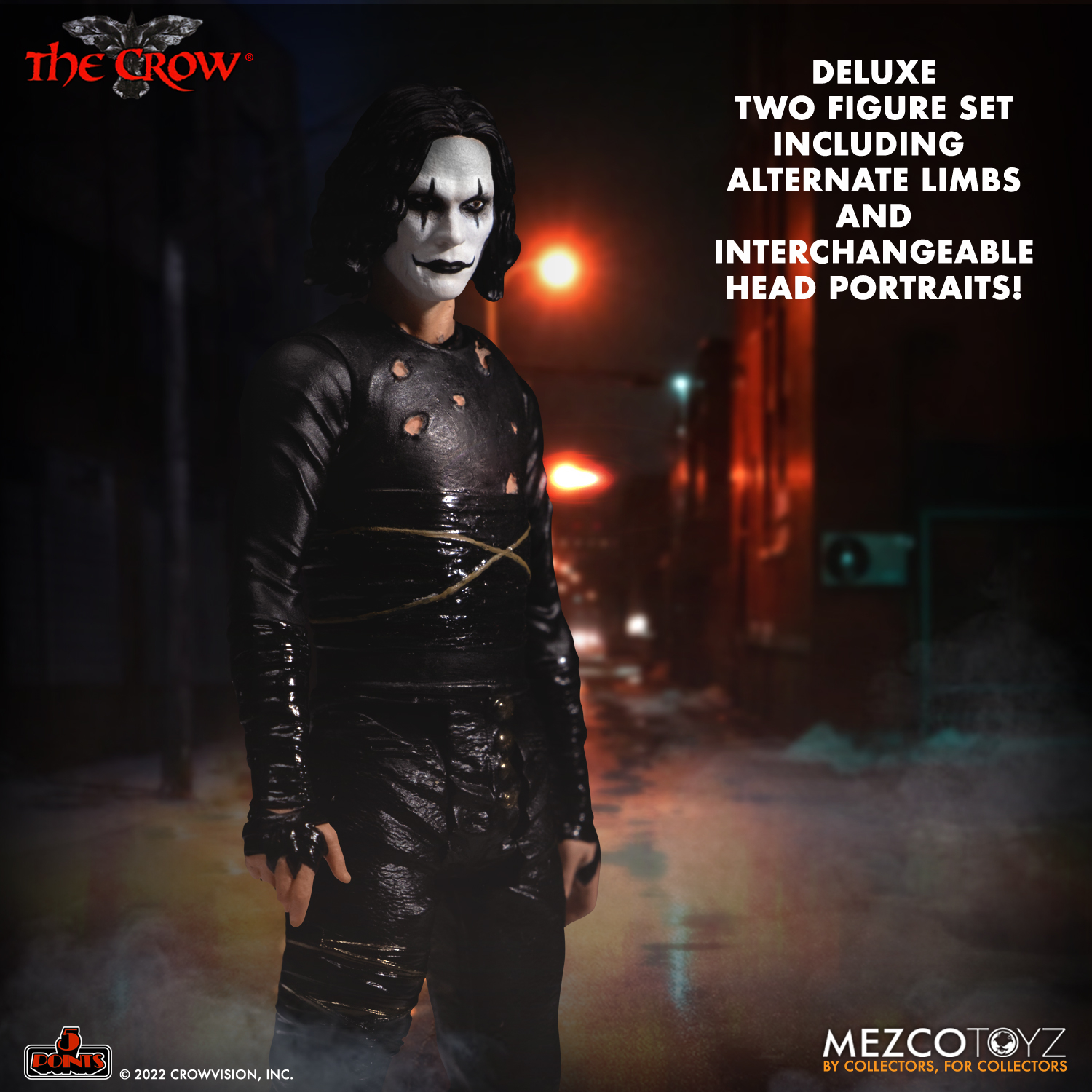 5 Points - Mezcos Monsters - The Crow Deluxe Action Figure