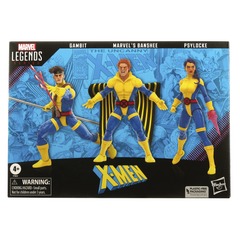 X-Men Legends 60th Anniversary - Gambit/Banshee/Psylocke 6in Action Figure 3pk