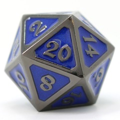 Die Hard Metal - Dire D20 - Mythica Sinister Sapphire