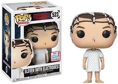Pop! Television Stranger Things - Eleven (With Electrodes) (#523) 2017 Fall Convention Exclusive (used, see description)