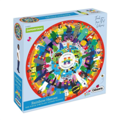 Rainbow Heroes (Circular) 500 Pieces Puzzle