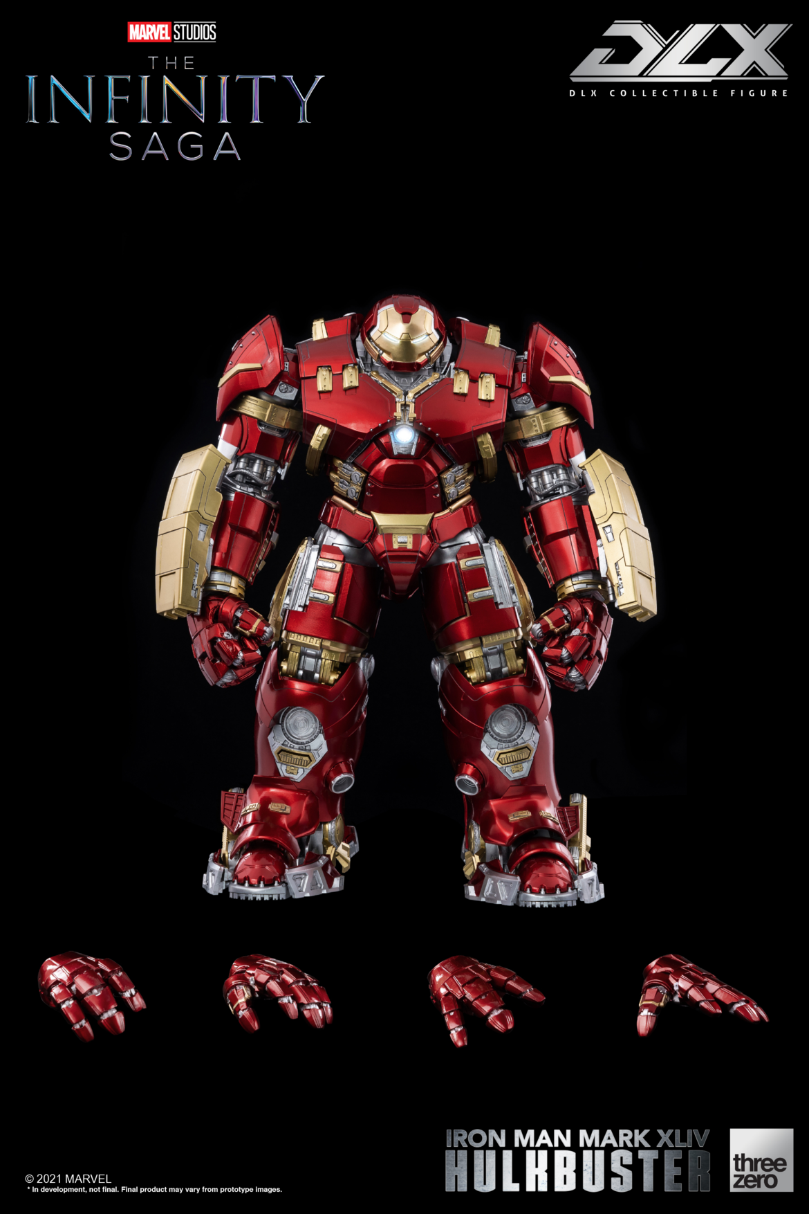 Marvel - The Infinity Saga - Iron Man MK44 Hulkbuster Deluxe 1/12 Scale Action Figure