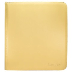 Ultra-Pro 12-Pocket Zipper Vivid PRO-Binder - Yellow
