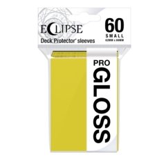 Ultra Pro Glossy Eclipse Small Sleeves - Lemon Yellow (60ct)