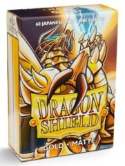 Dragon Shield Matte Small Sleeves - Gold (60 ct)