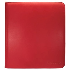Ultra Pro 12-Pocket Zipper Vivid PRO-Binder - Red