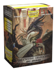 Dragon Shield Art Standard Sleeves - Valentine Dragons 2021 (100ct)