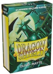 Dragon Shield Matte Small Sleeves - Olive (60 ct)