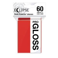 Ultra Pro Glossy Eclipse Small Sleeves - Apple Red (60ct)