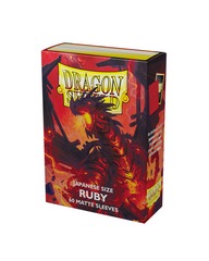 Dragon Shield Matte Small Sleeves - Ruby (60ct)