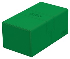 Ultimate Guard Twin Flip'n'Tray Monocolor 200+ Deck Case - Green