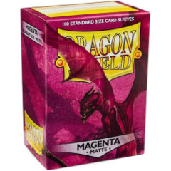 Dragon Shield Matte Standard Sleeves - Magenta (100ct)