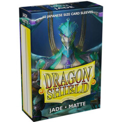 Dragon Shield Matte Small Sleeves - Jade (60 ct)
