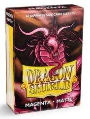 Dragon Shield Matte Small Sleeves - Magenta (60 ct)