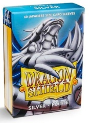 Dragon Shield Matte Small Sleeves - Silver (60 ct)