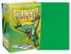 Dragon Shield Standard Matte Sleeves: Apple Green