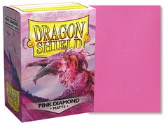 Dragon Shield Standard Matte Sleeves: Pink Diamond