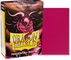 Dragon Shield Japanese Matte Sleeves: Magenta