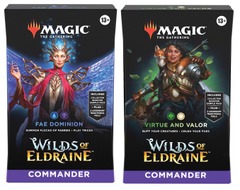 Wilds of Eldraine Commander Deck Bundle (Fae Dominion / Virtue And Valor)