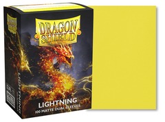 Dragon Shield Standard Matte Sleeves: Dual Lightning