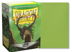 Dragon Shield Standard Matte Sleeves: Lime