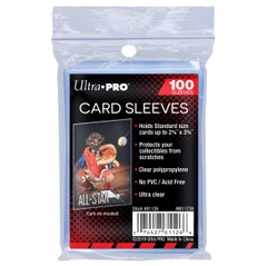 Ultra Pro Clear Card Sleeves (100CT)
