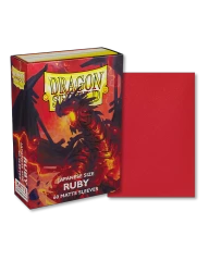 Dragon Shield Sleeves: Matte - Japanese Size - Ruby (60)