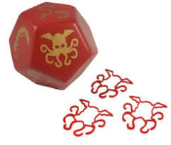 Giant Cthulhu Dice - Red