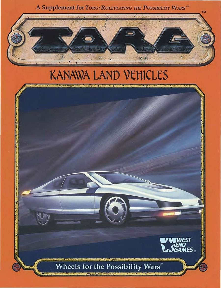 TORG Kanawa Land Vehicles: Wheels for the Possibility Wars