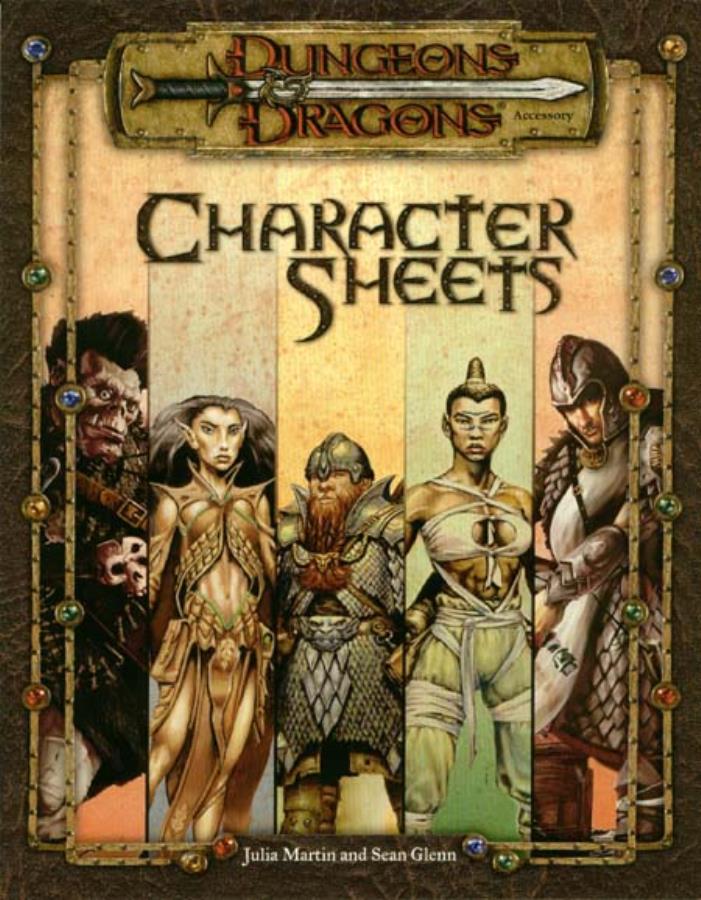 D&D 3E - Character Sheets 11642 - Dungeons & Dragons » D&D 3/ - The  Days of Knights