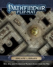 Pathfinder Flip Mat Arcane Library Rpg Roleplaying