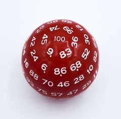 D100 - Red w/ White