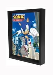 Sonic - City Jump 3D Lenticular Shadowbox