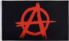 Anarchy Flag, 3'x5'